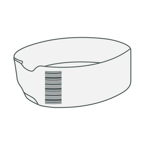 10043009K Zebra Z-Band UltraSoft Extended Stay Wristband