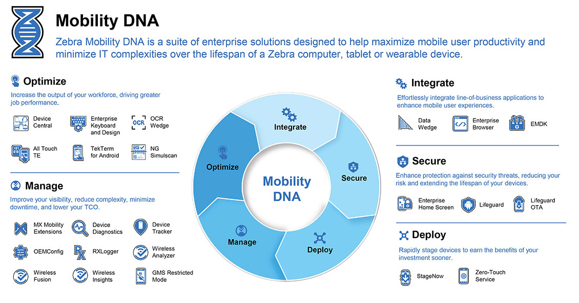 Zebra DNA Cloud Chart